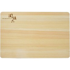 【平安】日本製 KAI 貝印 檜木砧板 關孫六 切菜板 菜砧 AP-5220 大 45*30cm 軟木板不傷刀, 1個, 檜木色