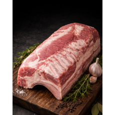 냉동 수입 삼겹살 껍질 없는 통삼겹살 1kg 2kg 5kg 대용량 구이용 보쌈용, 1개