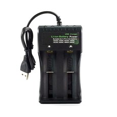 대륙의실수 18650 26650 배터리 충전기 충전지 3.7v 리튬이온 과충전방지 건전지 고속 2구, 1개