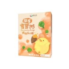 【飯友】胚芽寶寶粥 紫芋小豬, 1個, 烤地瓜小雞,150g*4包/盒
