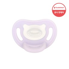 더블하트 실리콘 쪽쪽이 소프트버디 스윗드림, M, 굿나잇퍼플, 2개