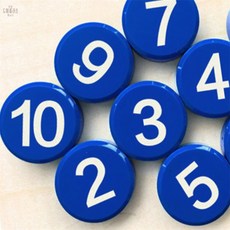 디피몰 숫자 자석 1to10 유아자석, 파랑