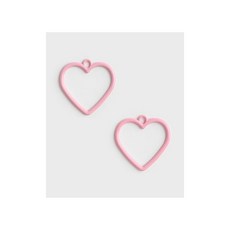 퀼트스타 하트링 참장식_베이비핑크, 2개, 베이비핑크