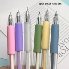 6개 세트 종이 절단 칼 펜 리필 유틸리티 나이프 스크랩북 커팅 도구 스티커 익스프레스 케이스 DIY 공예, 01 6pcs random colors