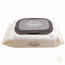 스토어-소유 애기물티슈 캡형 대용량 1개 낱개 물티슈 미라클 화이트