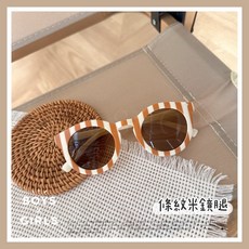 ᴅ.ʏ sʜᴏᴘ/【SGS.CNS檢驗合格】兒童復古拼色格紋微圓框墨鏡 兒童墨鏡 兒童眼鏡 小孩眼鏡 寶寶墨鏡