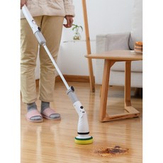 無線電動清潔刷 多功能清潔刷 可調節伸縮桿 強力清潔, 六刷頭, 1個