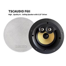 TSCAUDIO F6II 崁入式喇叭 雙鈦高音 天空聲道喇叭