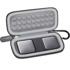 PAIYULE Alivecor KardiaMobile 6L용 케이스 EKG 모니터용 컴팩트 홀더 Sec 휴대용 심박수 측정기 및 심장 감지기에도 적합 박스만 포함, Dark Gray, 1개