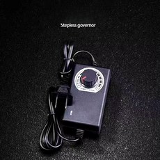 라디에이터 냉각팬 배기팬 미니선풍기형 수족관 속도, 1개, 220V 12V 무단 속도 조절기 2A, 기본 모델명/품번
