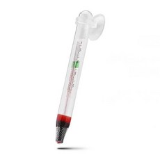 유리 어항 온도계 수족관 흡착식 수온 수족관 흡착식 이중 해수 담수 고무+글로벌커머스랩벌Shop, 어항유리온도계