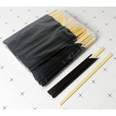 일회용 대나무젓가락 텐소게 고급형 24Cm 종이 반포장, 1개, 500개