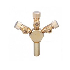 ISTA伊士達 CO2調節器 1對3 1對6 CO2 二氧化碳 微調閥 分流器 獨立微調氣量調, 1個, I-567 CO2調節器 1對3