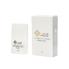Ivanna 依凡娜 無瑕發亮白皙粉 維他命C亮白 潤澤晶透 緊緻彈力 均勻膚色, 15g, 1個