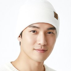 남자비니모자 런닝 모자 사계절 등산용 비니 모자, 크림화이트