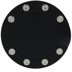 불리 BBS-2322 블랙 불 시리즈 스테인리스 스틸 범용 적합 트럭 스틱 온 가스 도어 커버 쉐보레 포드 토요타 GMC 닷지 램 지프용, 쉐보레 포드 도요타 GMC 닷지 RAM 지프의 트럭을