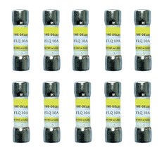 10팩 새로운 FLQ-10A FLQ010 FLQ 10A 500Vac 시간 지연 퓨즈 FLQ-10 카트리지
