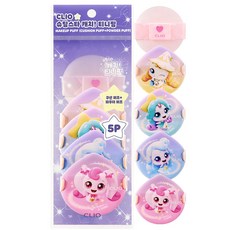 [티니핑 콜라보] 메이크업 퍼프 세트 (쿠션퍼프4종+파우더퍼프1종), FREE, 1개