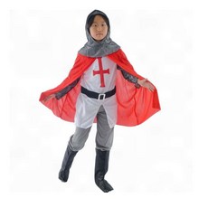 십자군 기사 갑옷 망토 아동 분장 역할극 할로윈 파티 의상 캐릭터