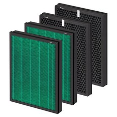 4팩 400 교체용 40 코웨이 청정기 세트 필터 공기 MAX2 400S 에어메가 400, Max2 Green Filter(4 Pieces)
