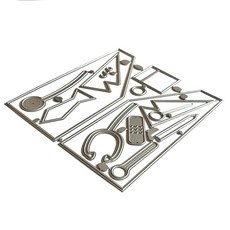 닥터 의류 금속 커팅 다이 스텐실 DIY 스크랩북 앨범 종이 카드 템플릿 몰드 엠보싱 공예 장식