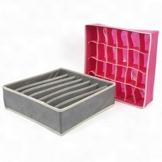 정리함 다용도 7칸 양말정리함 수납 부직포 보관함 24칸, 1개, 단일상품1