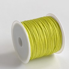 나일론 폴리 매듭실 0.8mm 팔찌 키링 스트랩 만들기, 25.라임, 1개