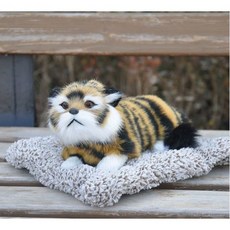 넘버링카 차량용 대시보드 호랑이 피규어 자동차 인테리어 장식 귀여운 인형, 1개, 앉은 호랑이(대)