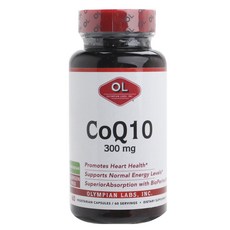 OLYMPIAN LABS 輔酶Q10素食膠囊 300mg, 60顆, 1罐