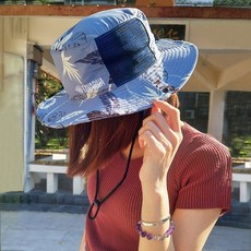 TAVARUA 漁夫帽 日本衝浪品牌 水陸兩用 防曬遮陽 15色 大小款 TM1005, 蔚藍