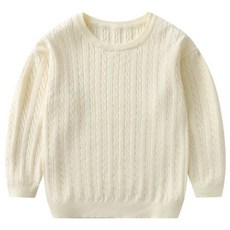 루비키즈 여아 남아 주니어 봄 가을 겨울 케이블 라운드 니트 S101