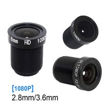 HD 1/2.7인치 2.8mm 115도 광각 CCTV IR 3MP 렌즈 M12x0.5 보안 TVI SDI CVI IP 카메라, 01 2.8mm, 1개