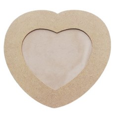 T DIY 공예재료 MDF 하트 액자