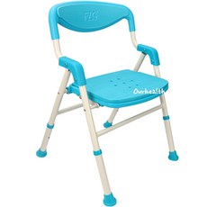 FZK 접이식 목욕의자 FZK-188, 1개, 블루