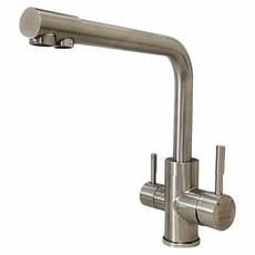 蝴蝶衛浴 304不鏽鋼三用廚房水龍頭 LF無鉛認證 飲水用, 1個, (7106-A) 一般版