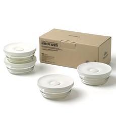 Glasslock 格拉氏洛克 飯碗容器 310ml, 椰奶, 4個