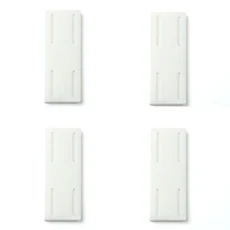 벽걸이 형 홀더 펀치 프리 플러그 해결사 자체 접착 소켓 케이블 전원 스트립 와이어 정리 랙, 04 White 4pcs