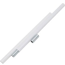 2pcs 램프 파이프 커넥터 중공 수리 부품 M10 나사 연장봉 내부 나사산 길이 200mm(블랙), M10x200mm White