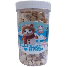 歐姆貓 海陸原肉凍乾粒 雞肉鱈魚 罐裝, 85g, 1個