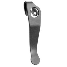 Spyderco-티타늄 수제 커스텀 휴대용 포켓 클립 Paramilitary 2/Para 3/Manix 2/G10 네이티브 5/도미노용, Grey, 1개