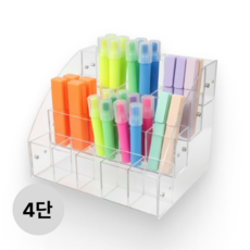 펜진열대 펜꽂이 형광펜 거치대 볼펜 아크릴 문구점 매대, 투명