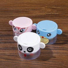 多功能藥片研磨器嬰幼兒卡通磨藥器藥盒碎藥器碾手動碎藥片磨藥粉, 1個, 粉色:無規格