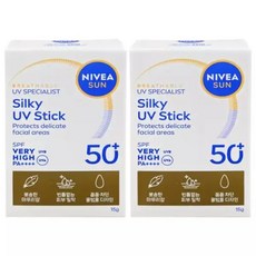 니베아 UV 스페셜리스트 실키 유브이 선스틱 15g 2개