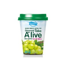덴마크 테이크 얼라이브 머스캣 청포도, 250ml, 12개