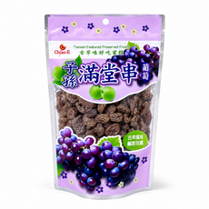 巧益 子滿堂串 葡萄乾 梅子風味 古早味鹹甜交織, 200g, 1個