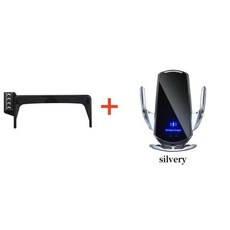 차량용 홀더 인포테인먼트 화면 고정 무선 마운트 내부 크기, 4. base and holder 4, 1개