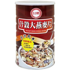 台糖 什穀大燕麥片(800g/罐) - 健康穀物燕麥片, 1個, 800g