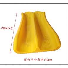 강화플라스틱 미끄럼틀 슬라이드 유치원 키즈카페 펜션, 2.8m 더블(100와이드)