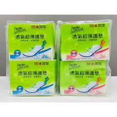 康乃馨 透氣超薄護墊 17cm 26片 加長, 1個, 17cm  微香