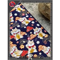 검도 면수건 두건 일제, 1개, 블루 베이스 시바 이누